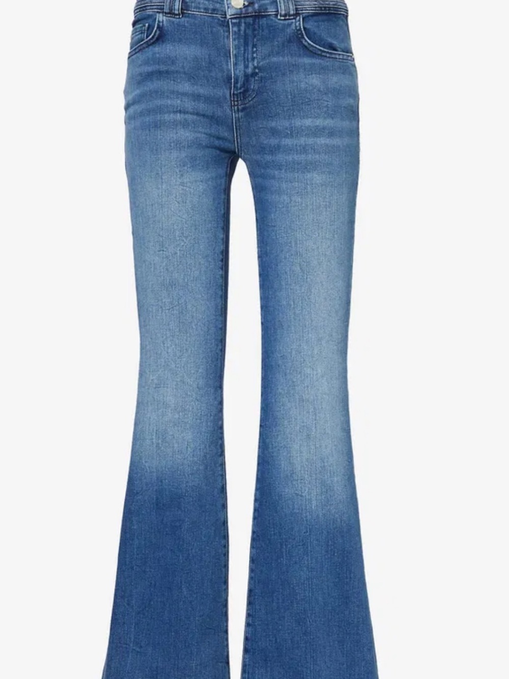 Frame Women's Blue Le High-Rise Flare Jeans 27